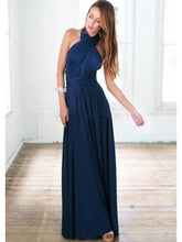 Vestido de dama de honor convertible multiusos de noche